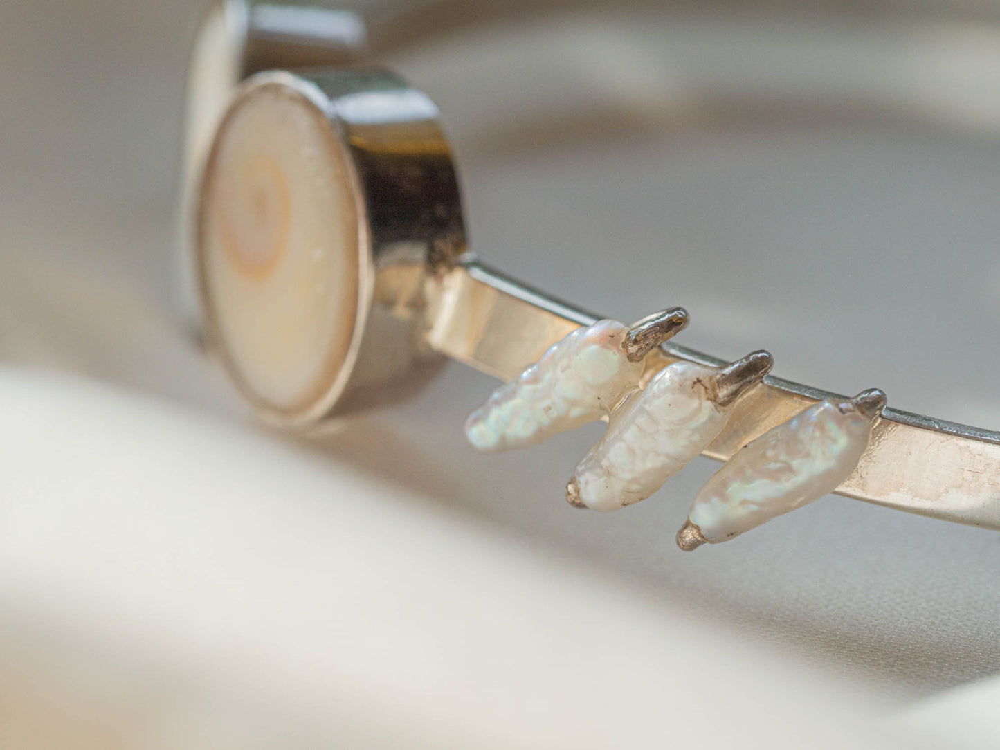 Shiva Pearl Bangle