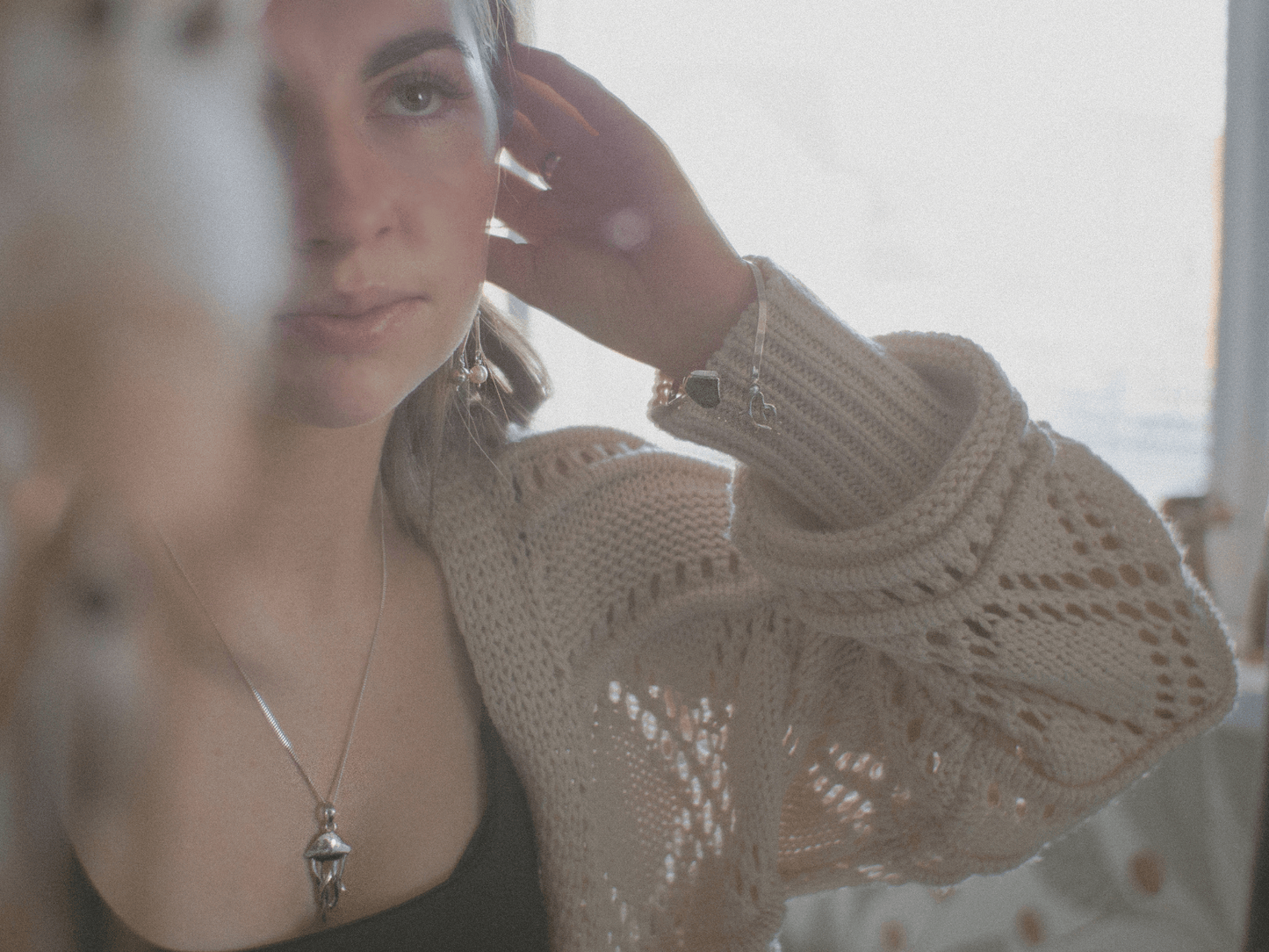 Handcrafted Sterling Silver Daughter Jellyfish Necklace