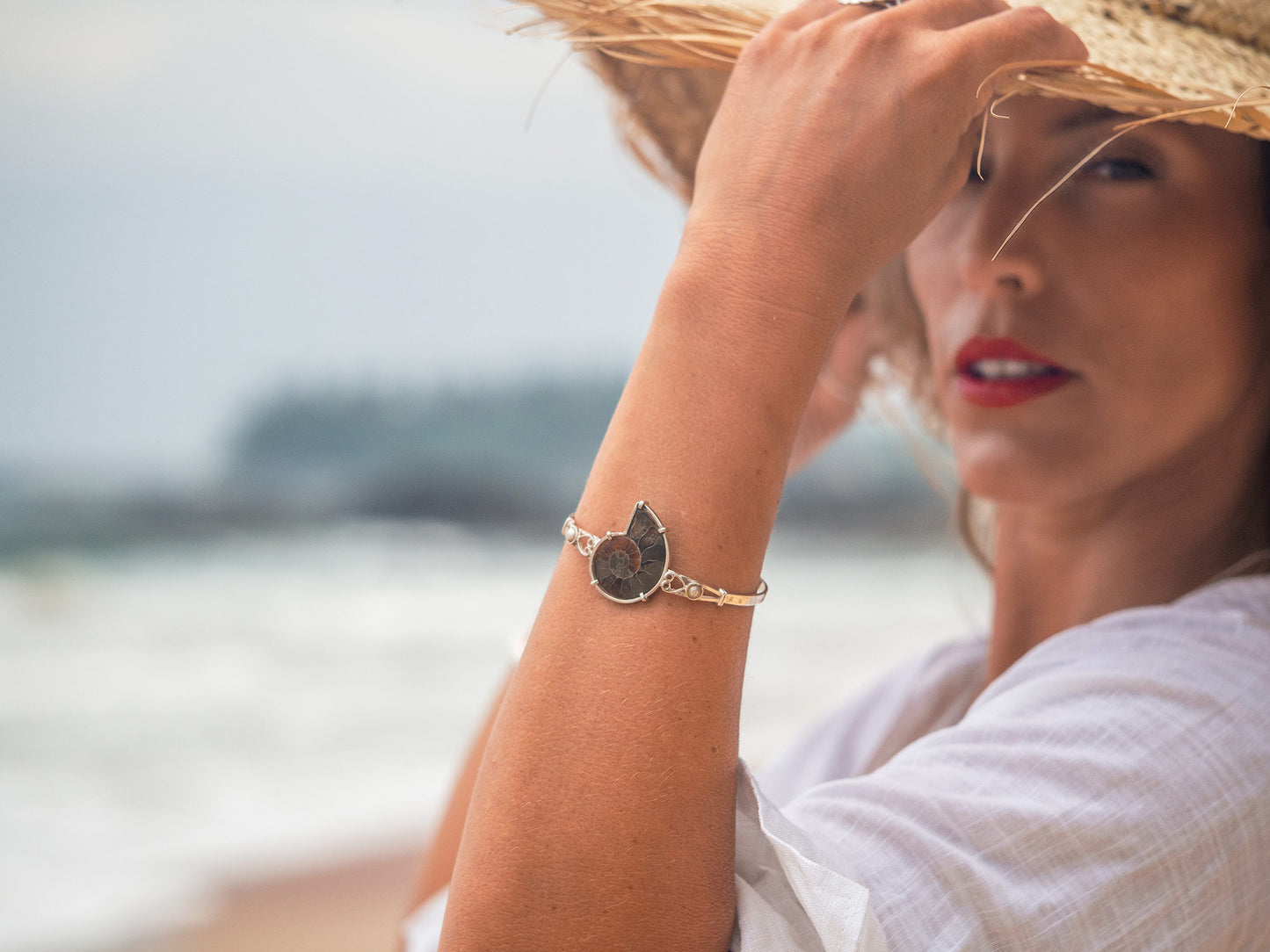 Fossil Tide Bangle