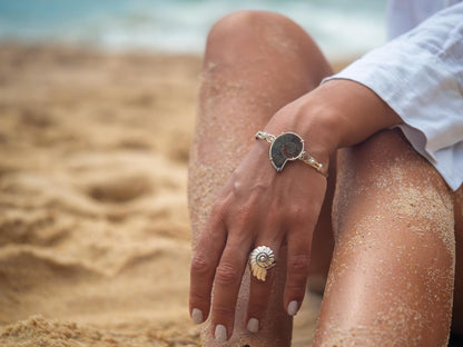 Fossil Tide Bangle