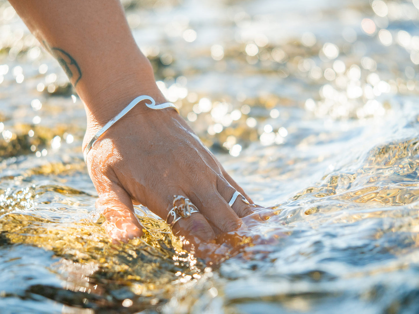 Ocean Wave Bangle