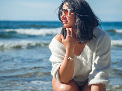Unique Adjustable Seashell Bangle