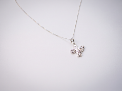 Sterling Silver Daughter Octopus Pearl pendant necklace