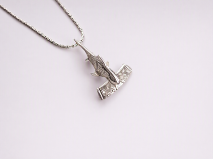 Sterling Silver Hammerhead Shark Pendant