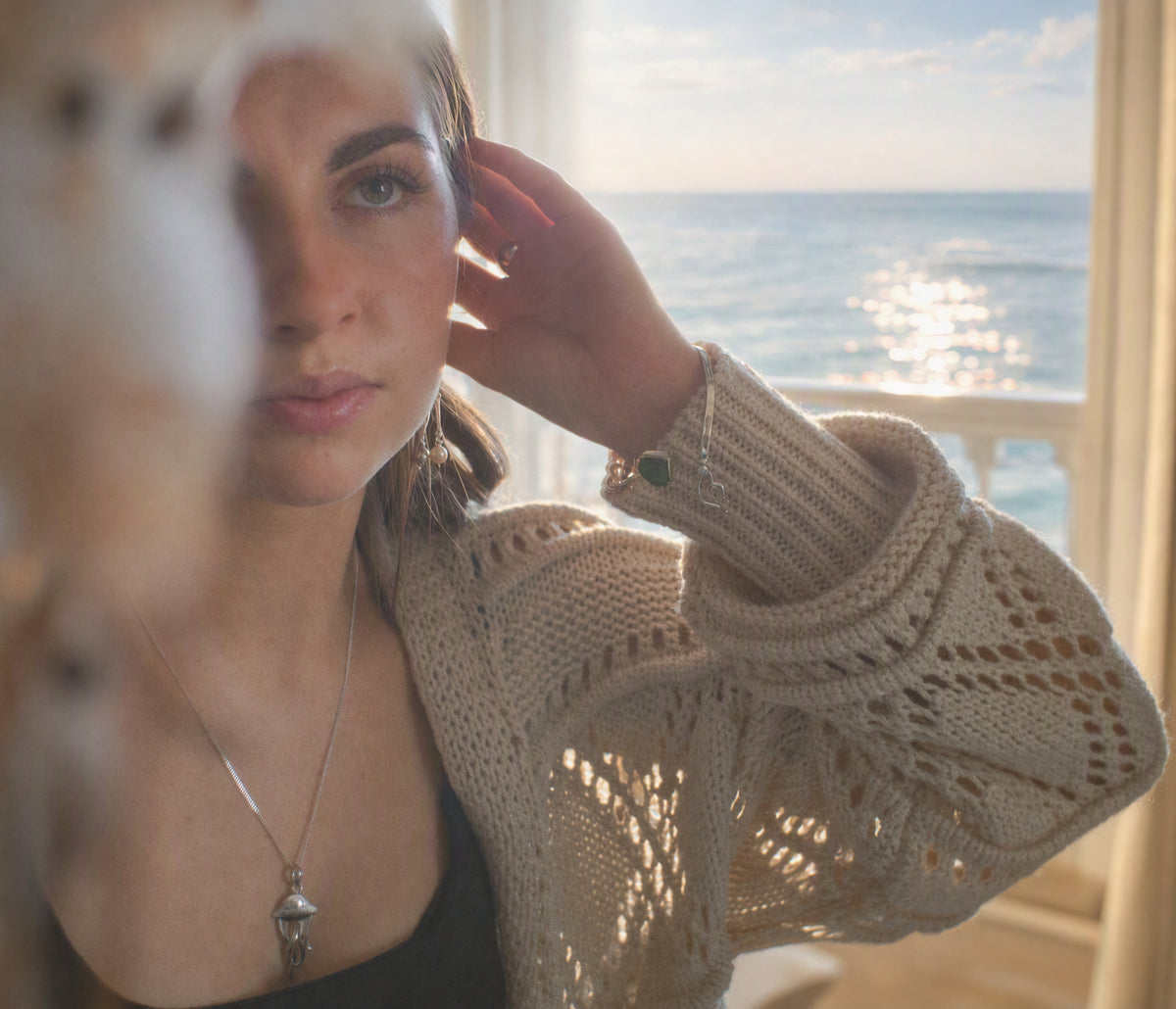 Handcrafted Sterling Silver Daughter Jellyfish Necklace